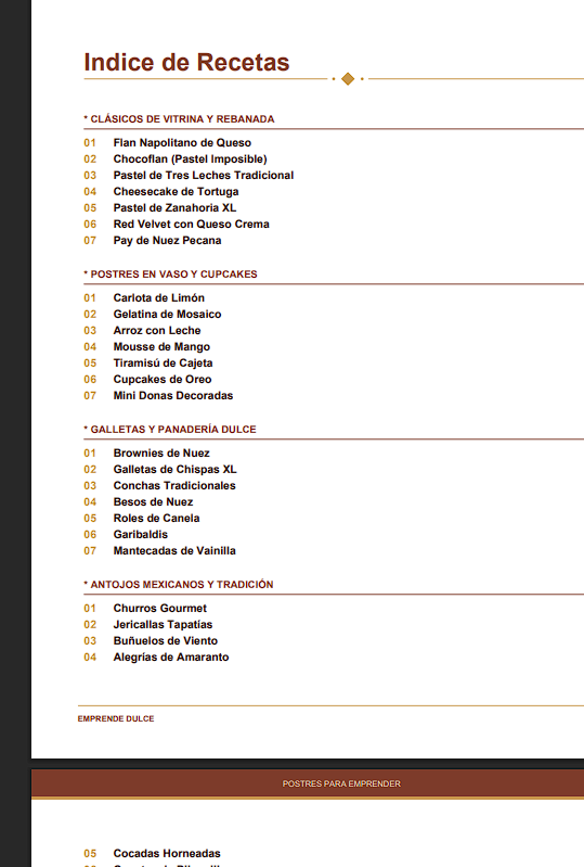 Página de introducción del ebook